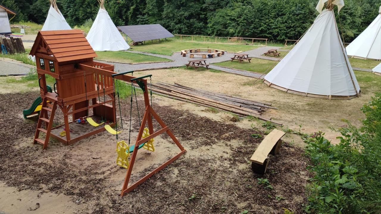 Glamping Wild Nature Baltow Extérieur photo